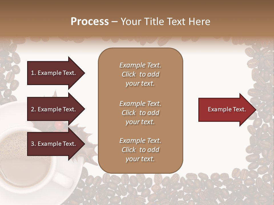 Menu Porcelain Space PowerPoint Template