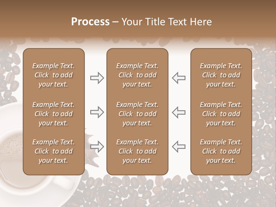 Menu Porcelain Space PowerPoint Template