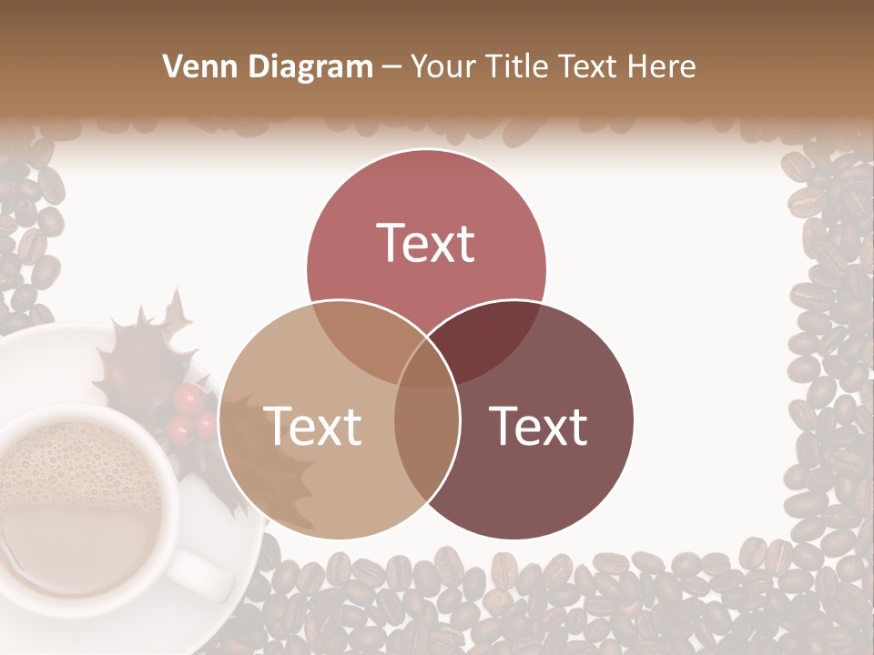 Menu Porcelain Space PowerPoint Template