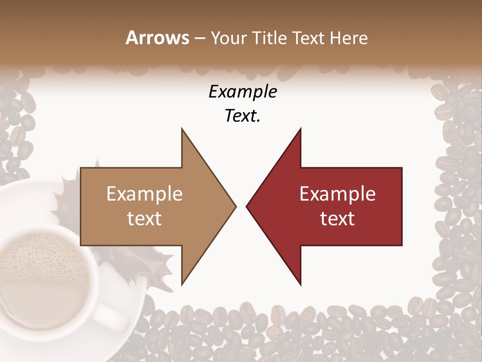 Menu Porcelain Space PowerPoint Template