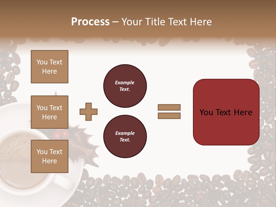 Menu Porcelain Space PowerPoint Template