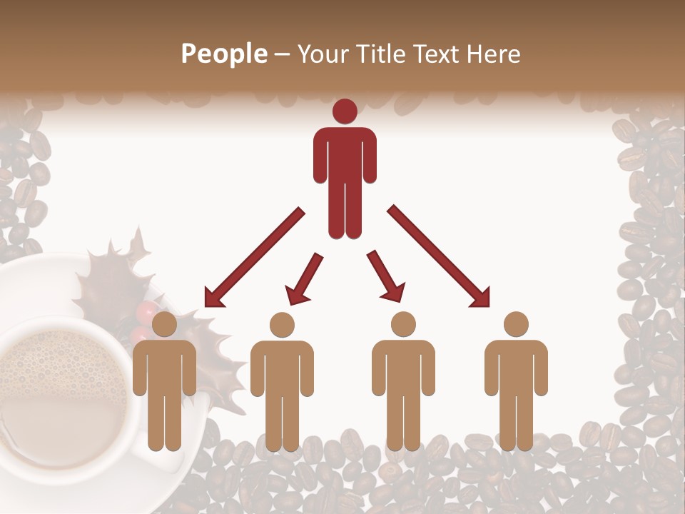 Menu Porcelain Space PowerPoint Template