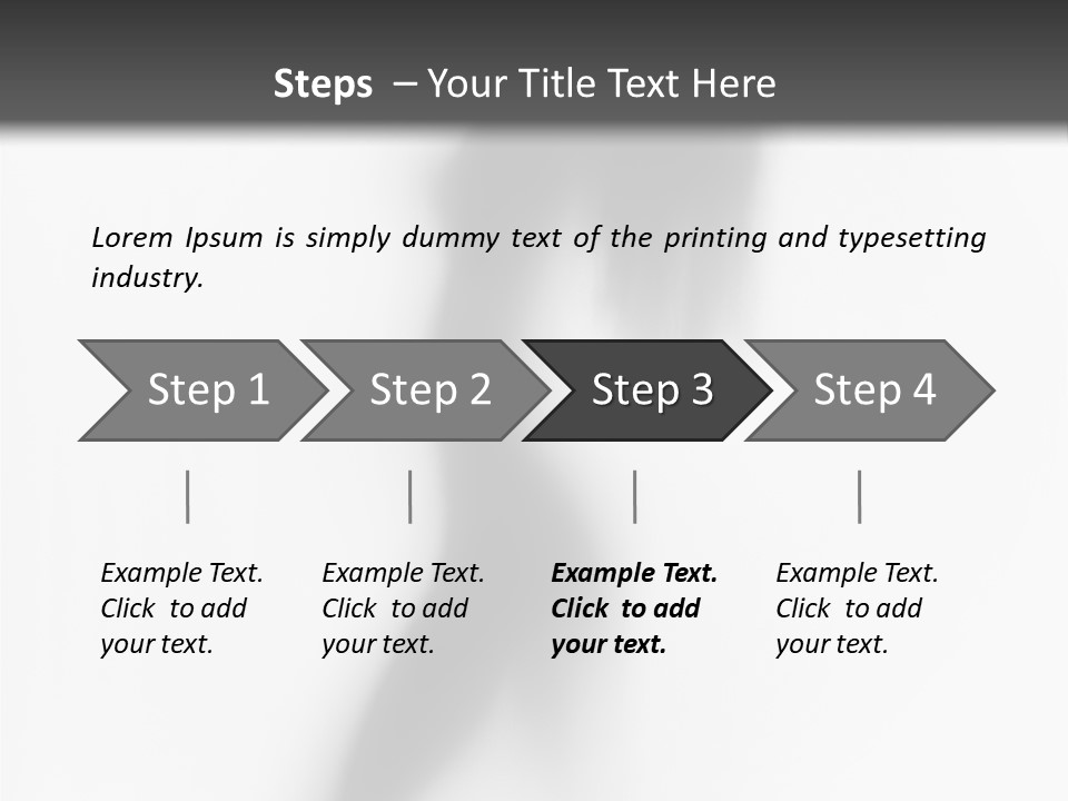 A Black And White Photo Of A Woman's Body PowerPoint Template