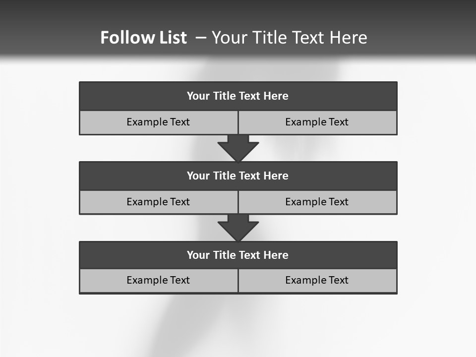 A Black And White Photo Of A Woman's Body PowerPoint Template