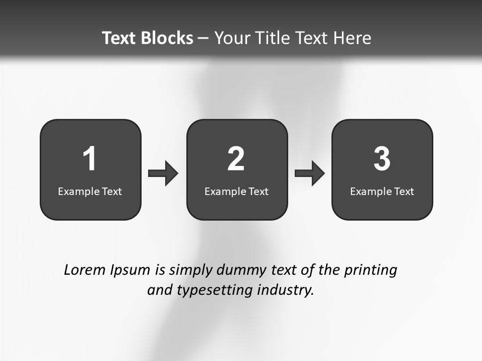 A Black And White Photo Of A Woman's Body PowerPoint Template