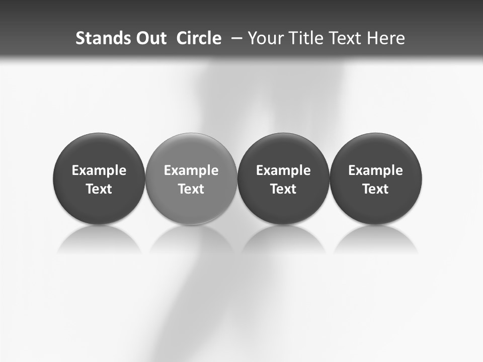 A Black And White Photo Of A Woman's Body PowerPoint Template