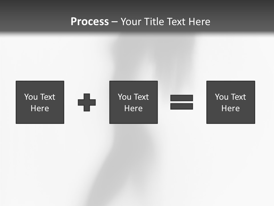 A Black And White Photo Of A Woman's Body PowerPoint Template