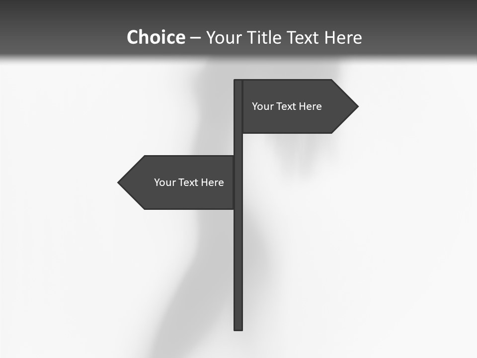 A Black And White Photo Of A Woman's Body PowerPoint Template