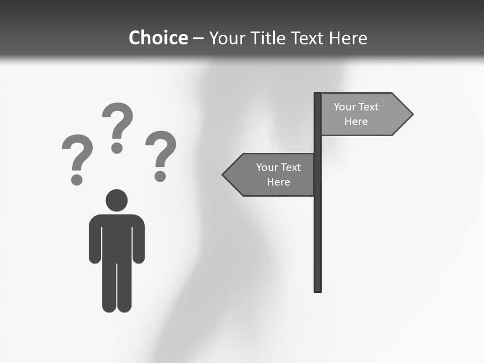 A Black And White Photo Of A Woman's Body PowerPoint Template