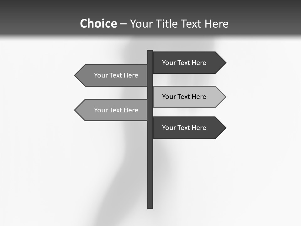 A Black And White Photo Of A Woman's Body PowerPoint Template
