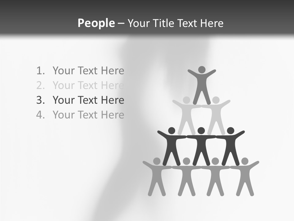 A Black And White Photo Of A Woman's Body PowerPoint Template