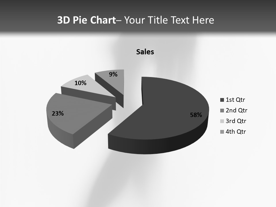 A Black And White Photo Of A Woman's Body PowerPoint Template