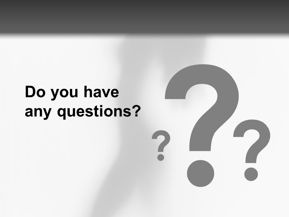 A Black And White Photo Of A Woman's Body PowerPoint Template