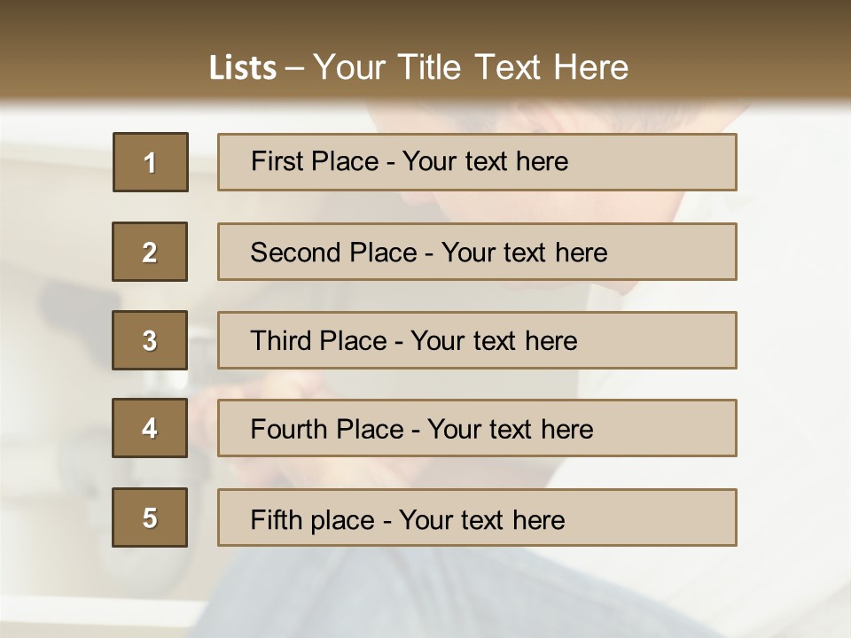 Hat Blank Senior PowerPoint Template
