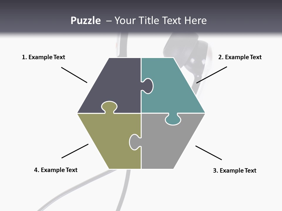 Black Studio Right PowerPoint Template