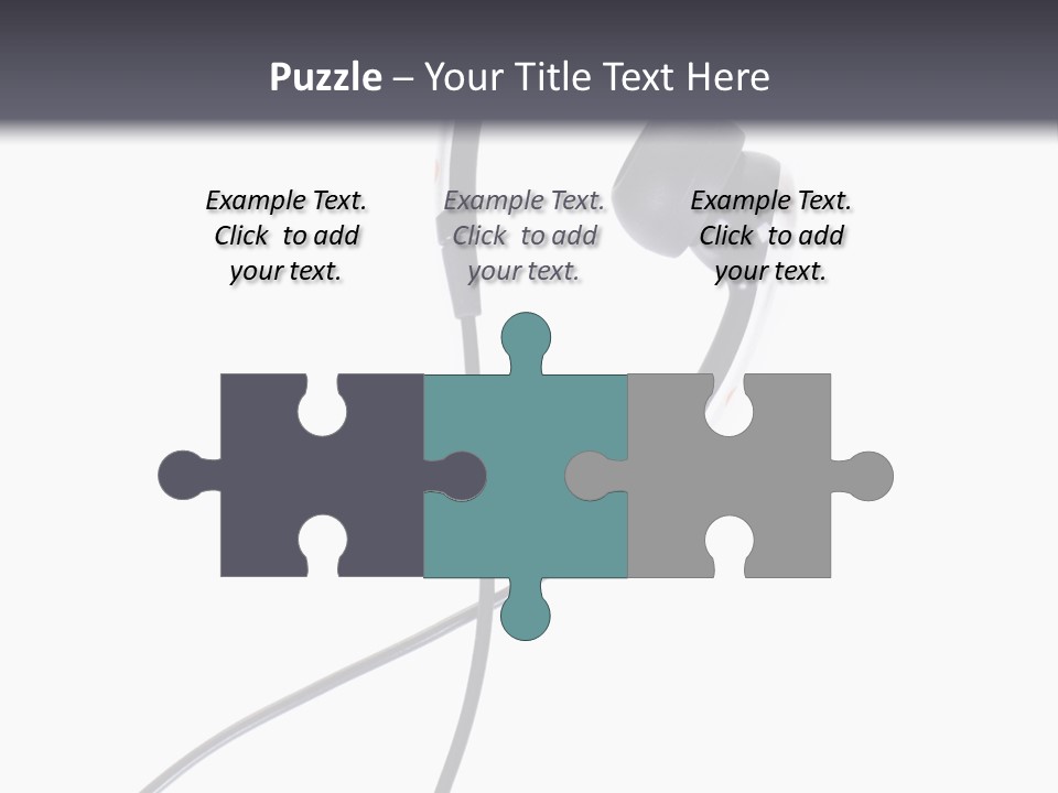 Black Studio Right PowerPoint Template