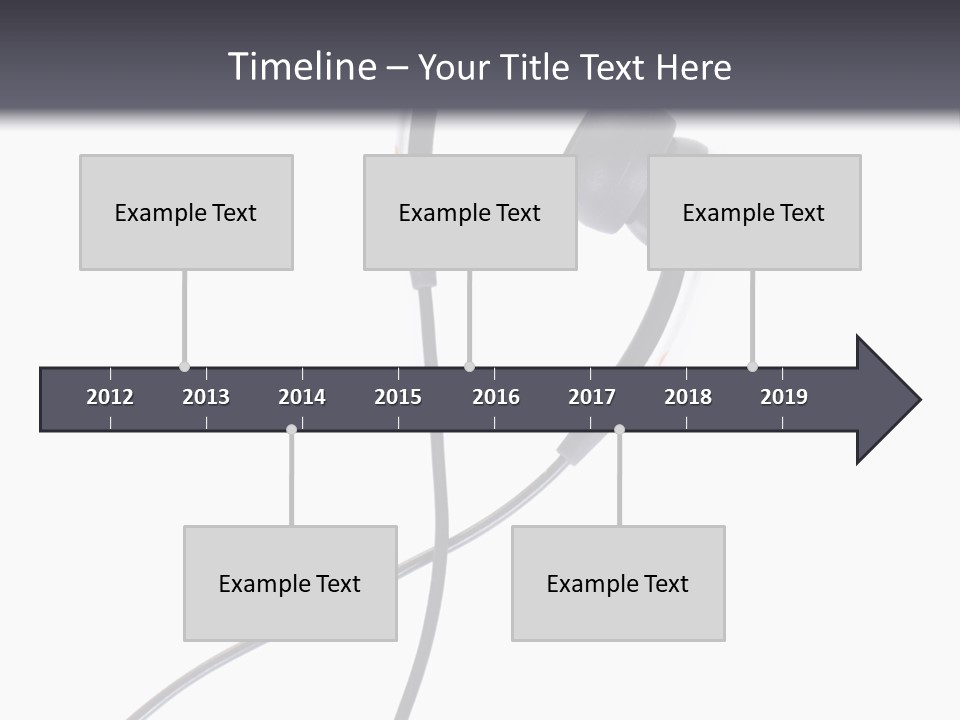 Black Studio Right PowerPoint Template
