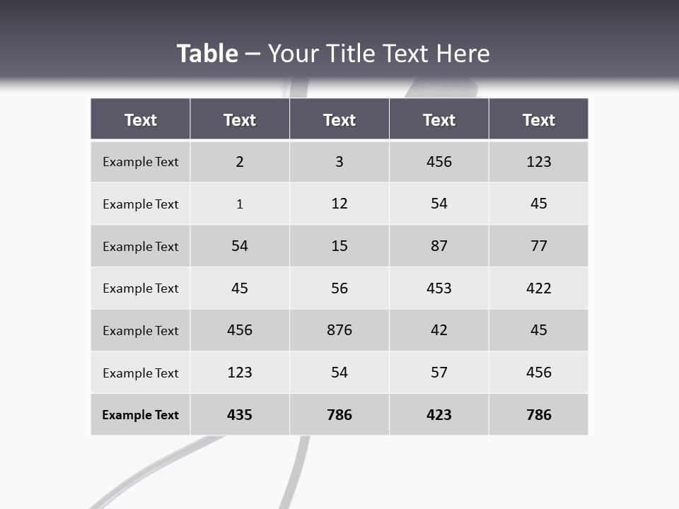Black Studio Right PowerPoint Template