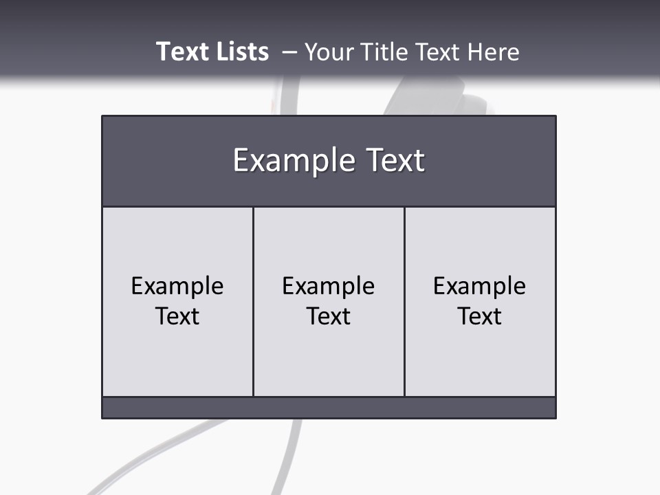 Black Studio Right PowerPoint Template