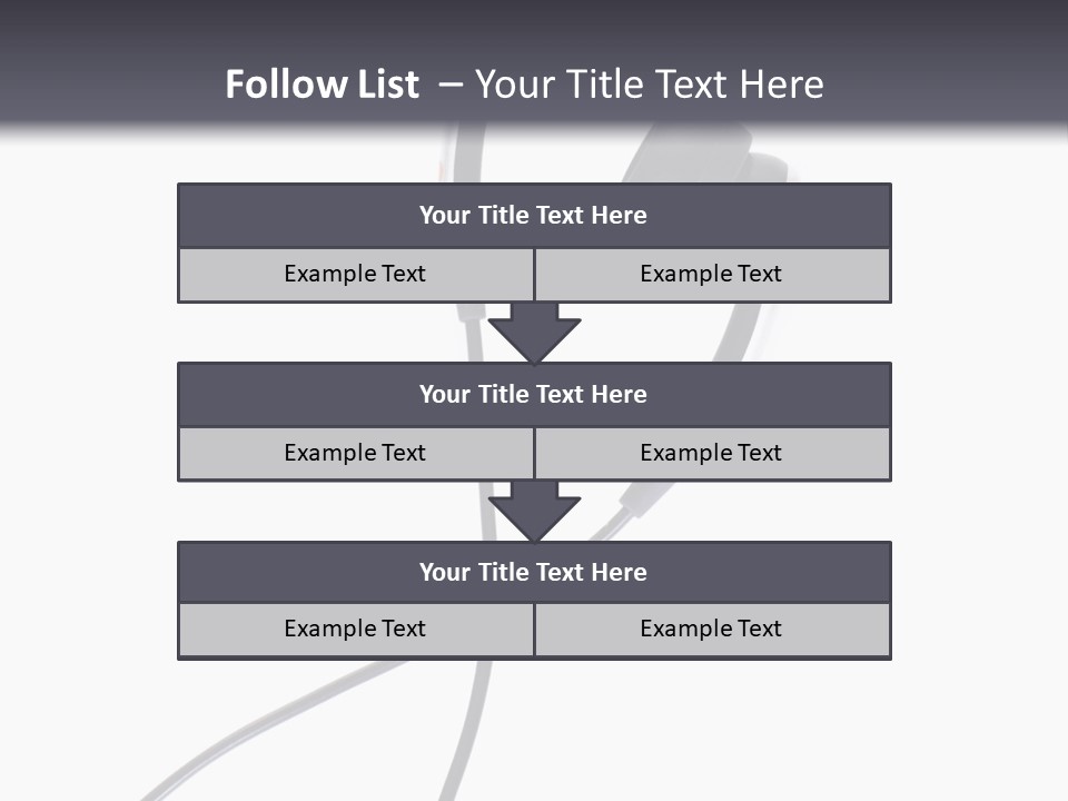 Black Studio Right PowerPoint Template