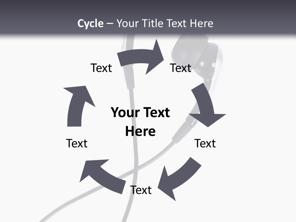 Black Studio Right PowerPoint Template