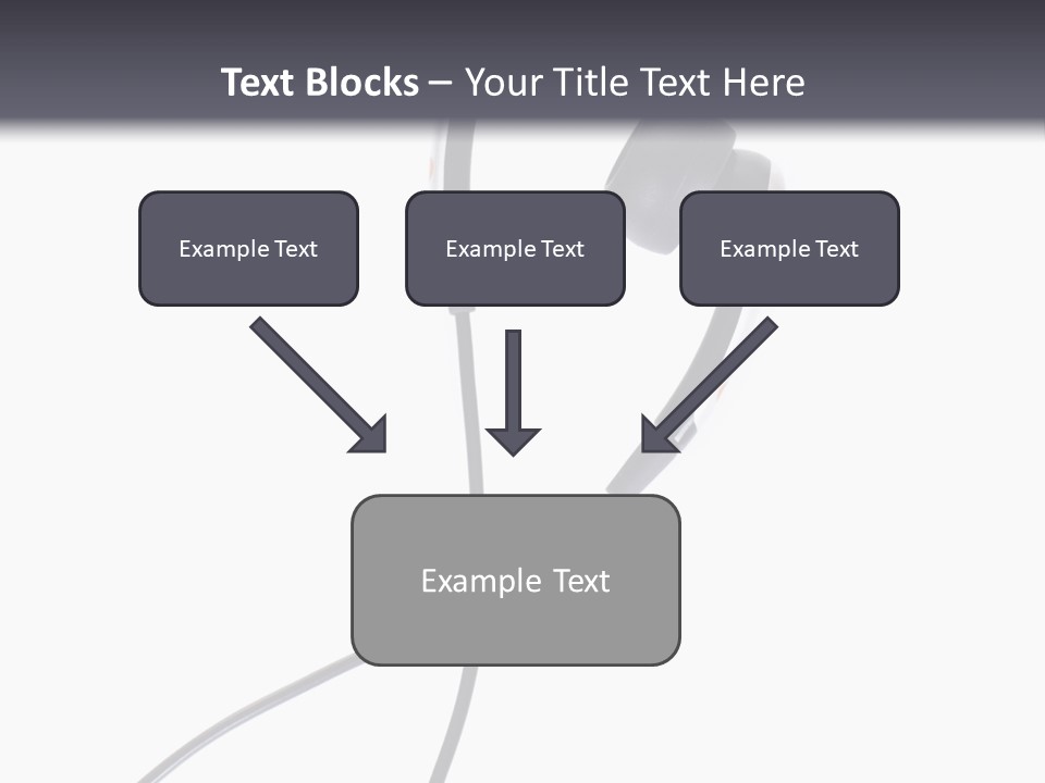 Black Studio Right PowerPoint Template