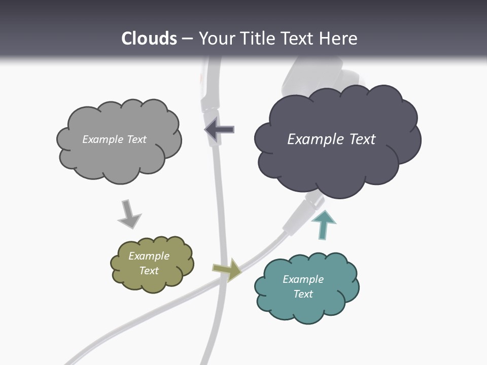 Black Studio Right PowerPoint Template