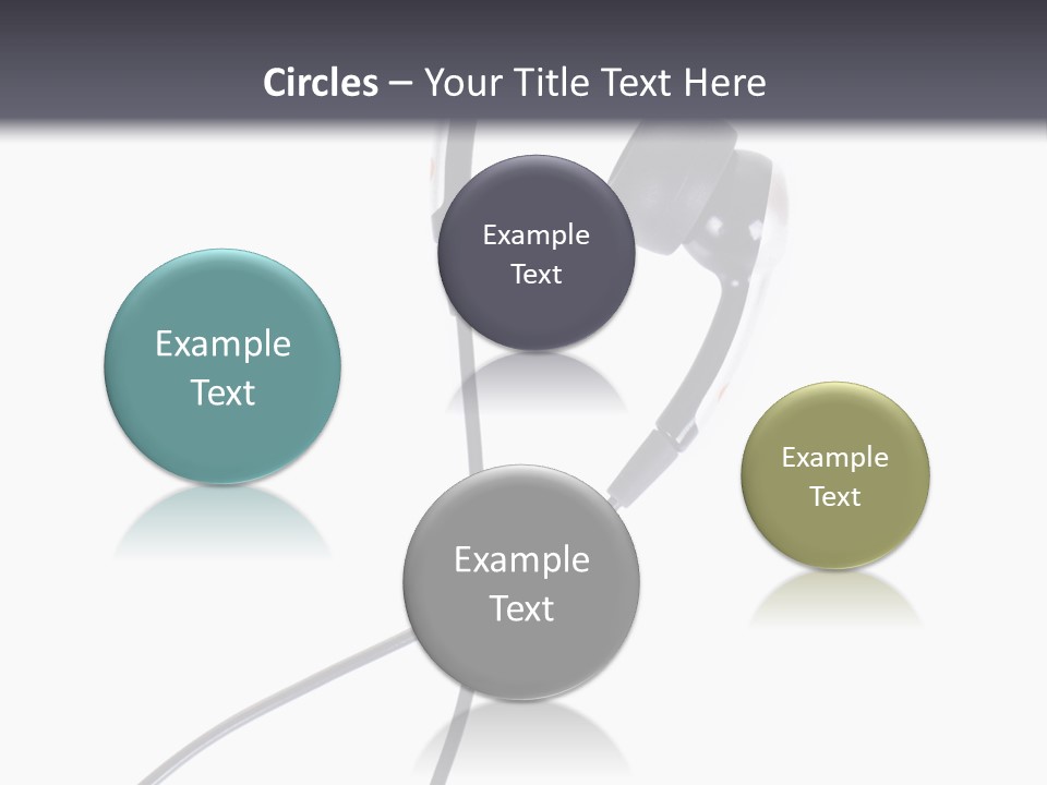 Black Studio Right PowerPoint Template