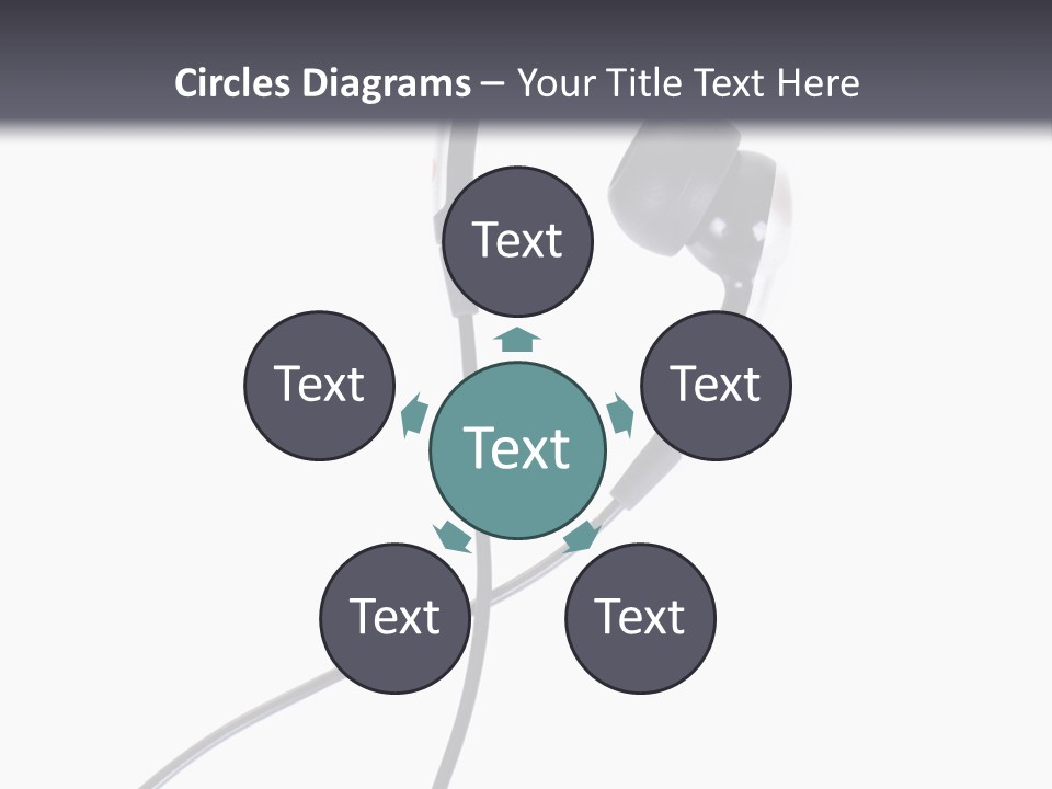 Black Studio Right PowerPoint Template