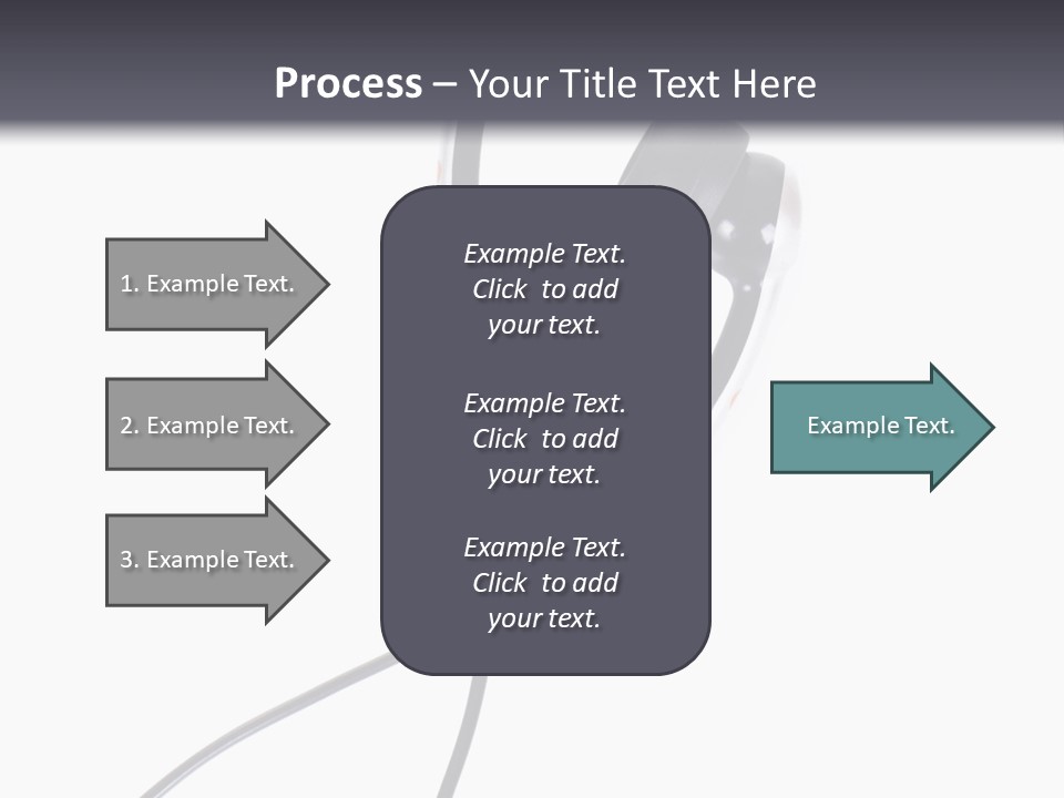 Black Studio Right PowerPoint Template