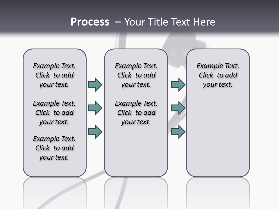 Black Studio Right PowerPoint Template