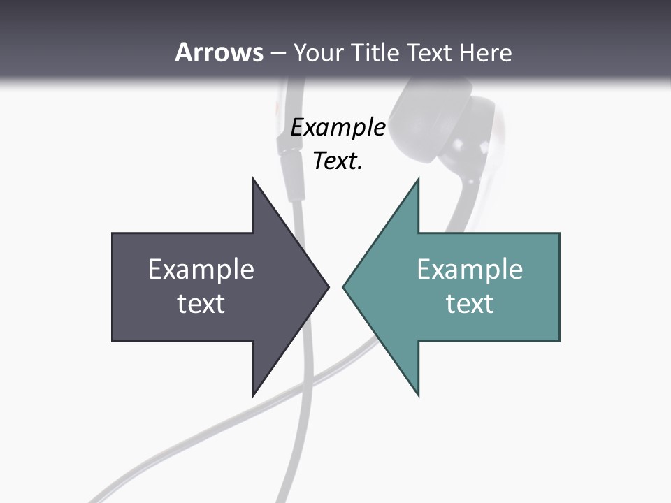 Black Studio Right PowerPoint Template