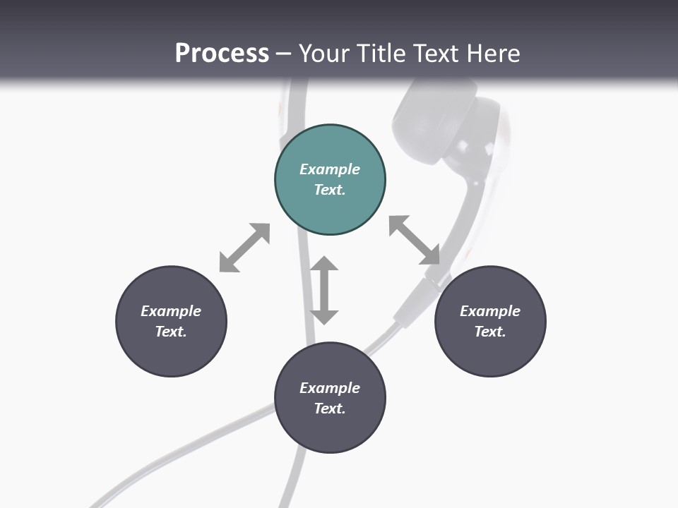 Black Studio Right PowerPoint Template