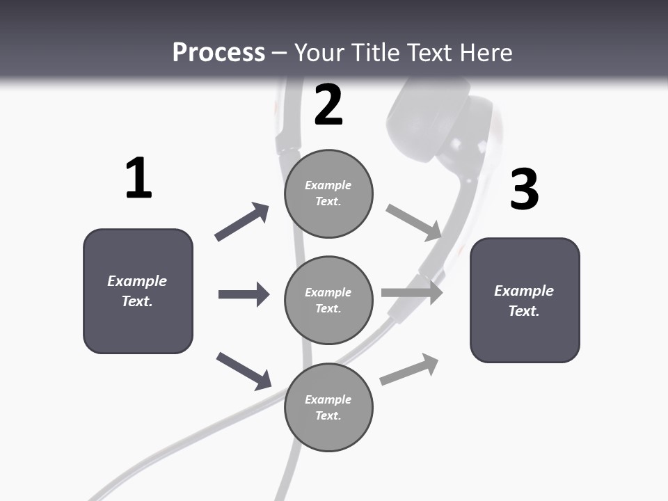 Black Studio Right PowerPoint Template