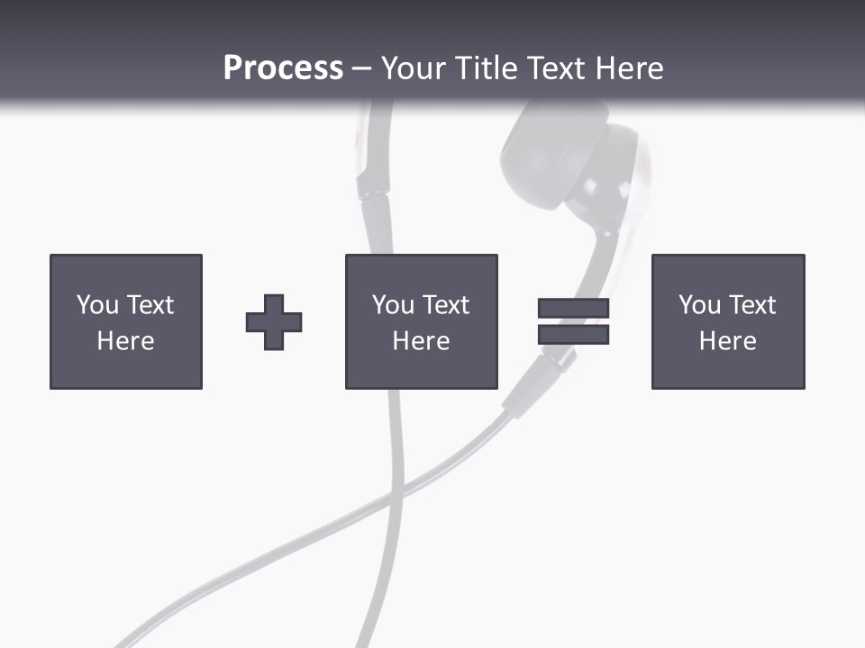 Black Studio Right PowerPoint Template
