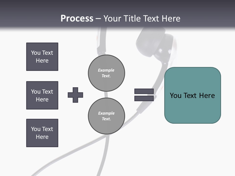 Black Studio Right PowerPoint Template