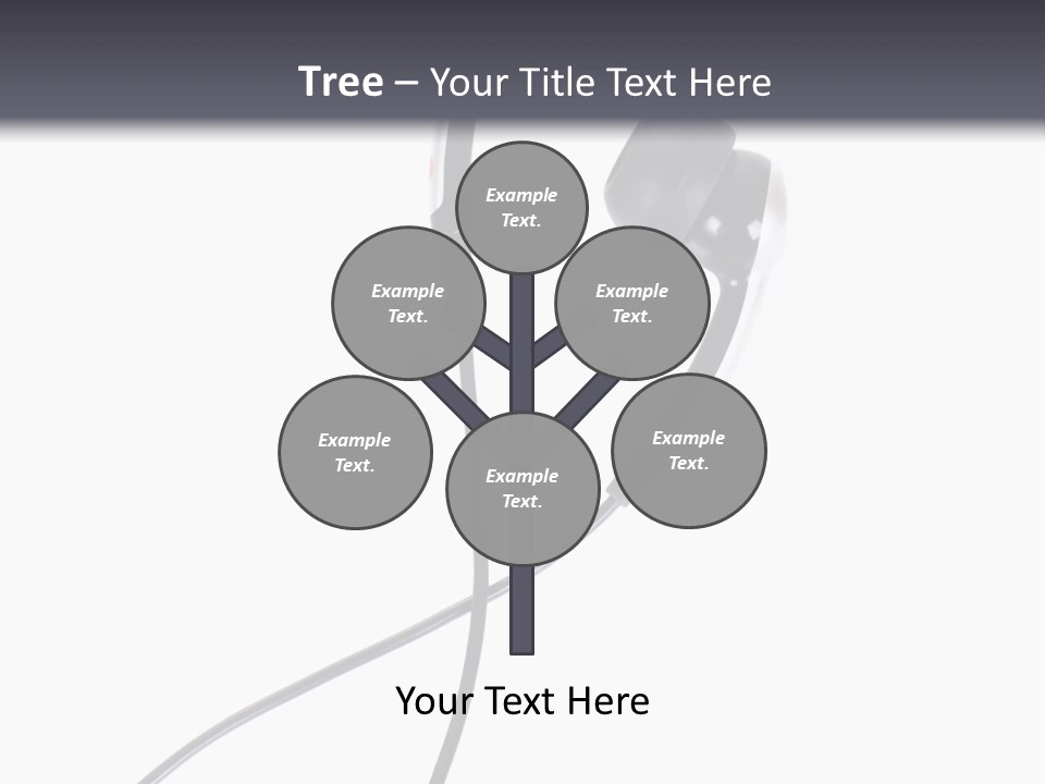 Black Studio Right PowerPoint Template