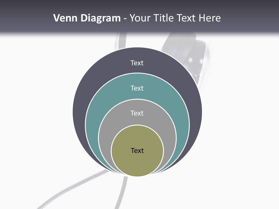 Black Studio Right PowerPoint Template