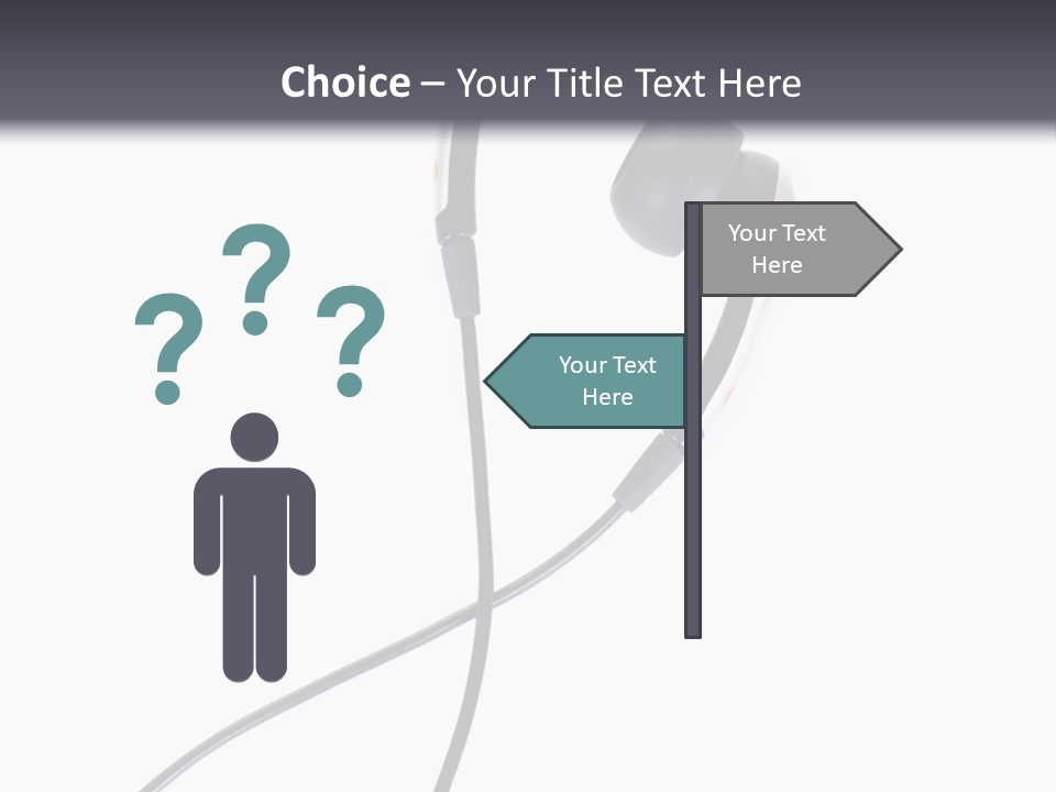 Black Studio Right PowerPoint Template