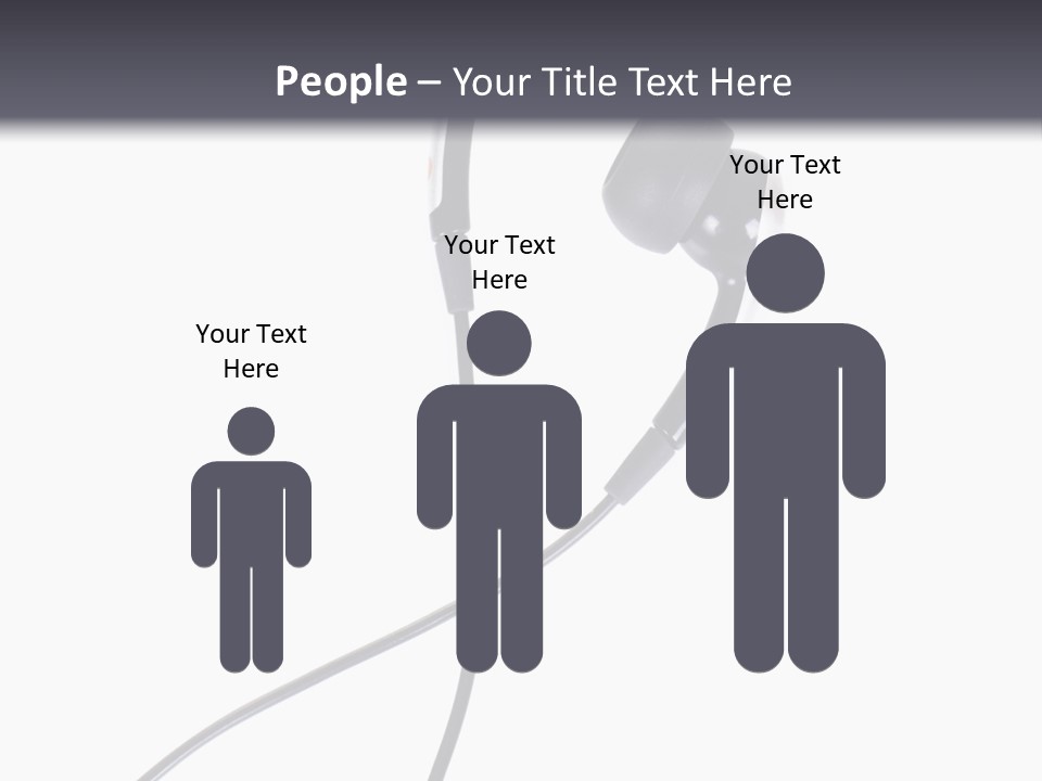 Black Studio Right PowerPoint Template