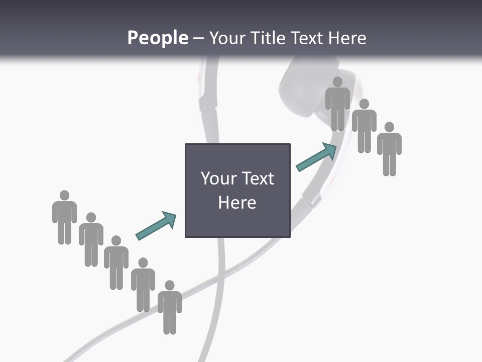 Black Studio Right PowerPoint Template