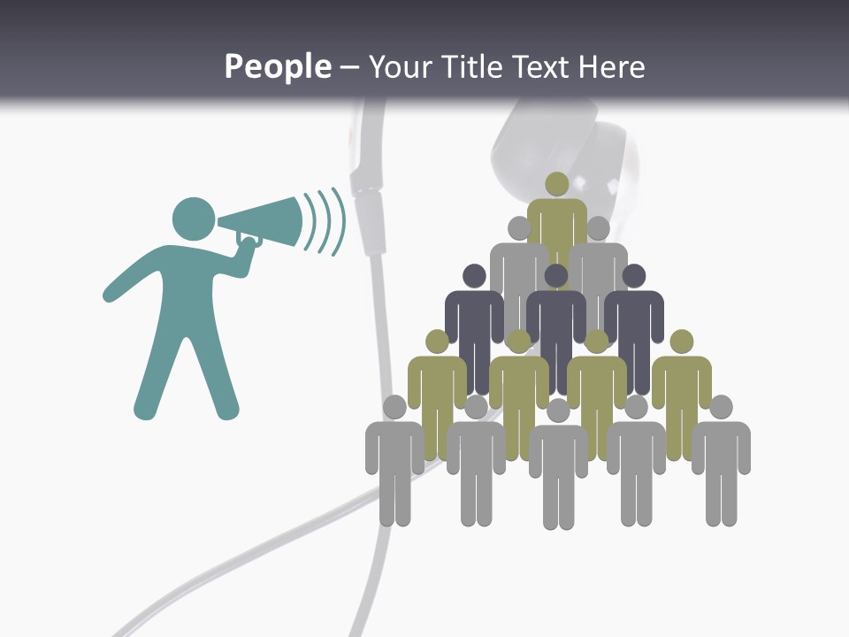 Black Studio Right PowerPoint Template