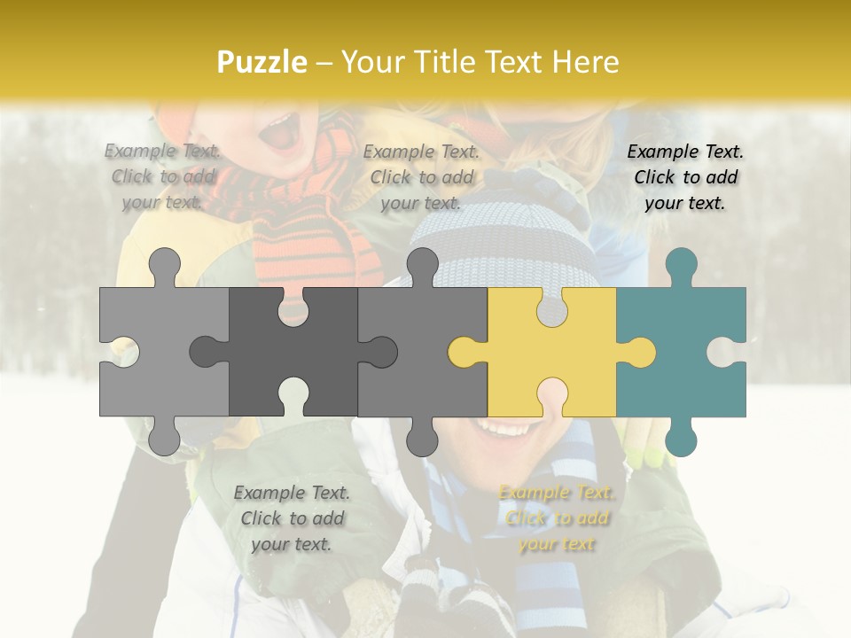 Ride Clothes Trees PowerPoint Template