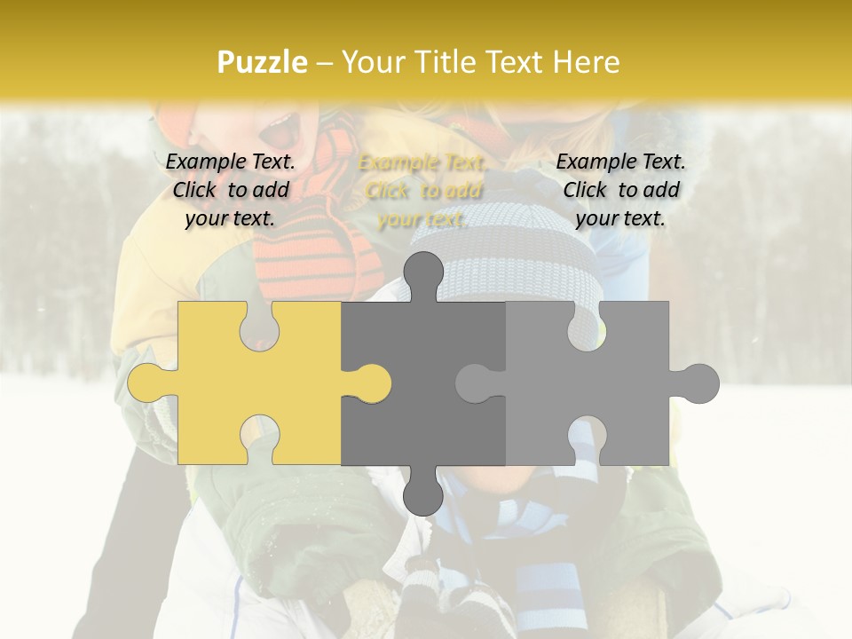 Ride Clothes Trees PowerPoint Template