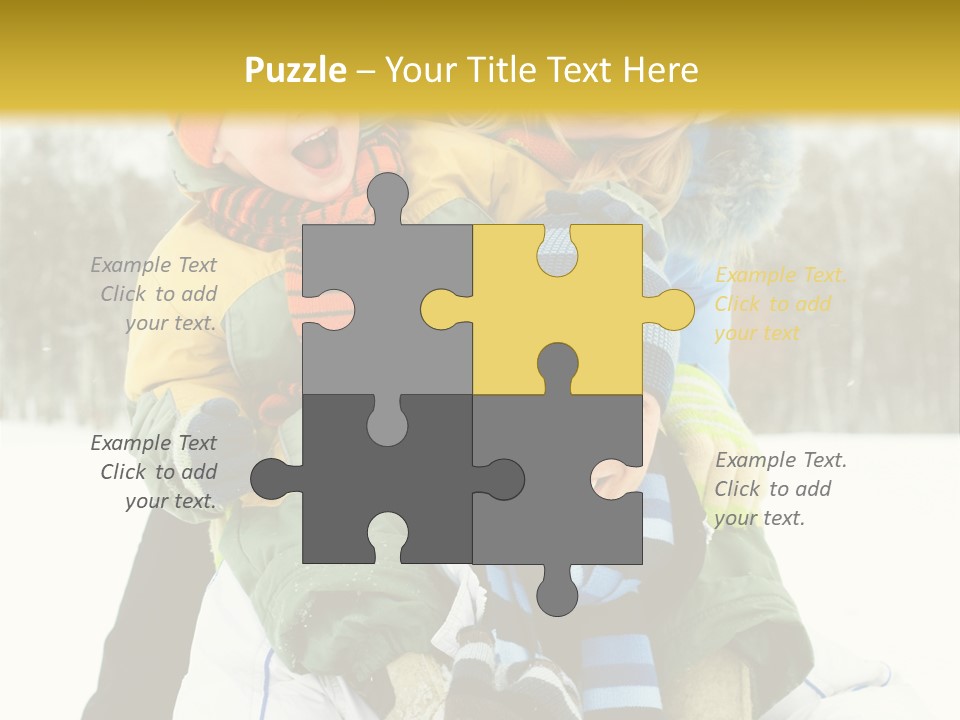 Ride Clothes Trees PowerPoint Template