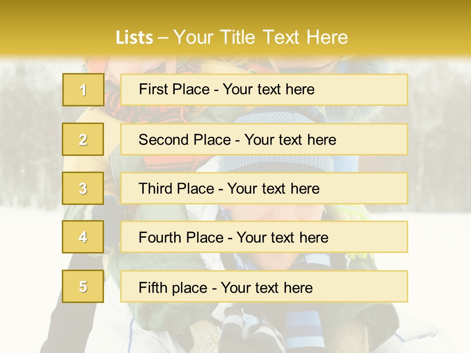 Ride Clothes Trees PowerPoint Template