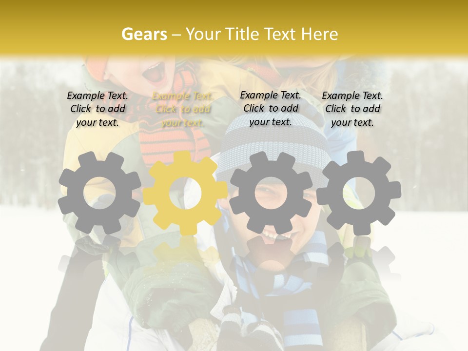 Ride Clothes Trees PowerPoint Template