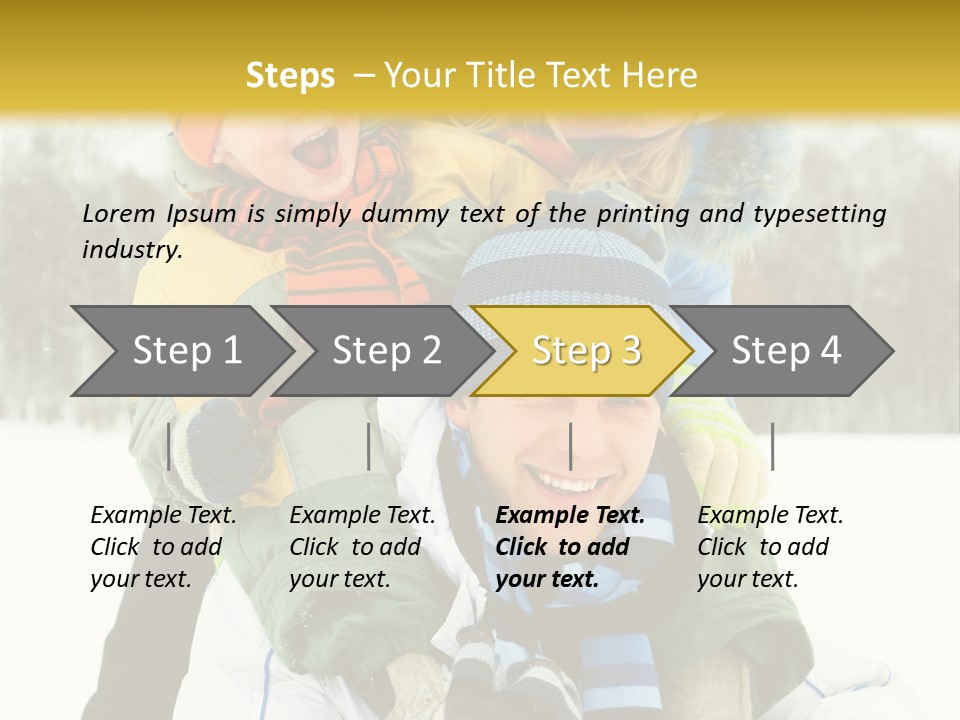 Ride Clothes Trees PowerPoint Template