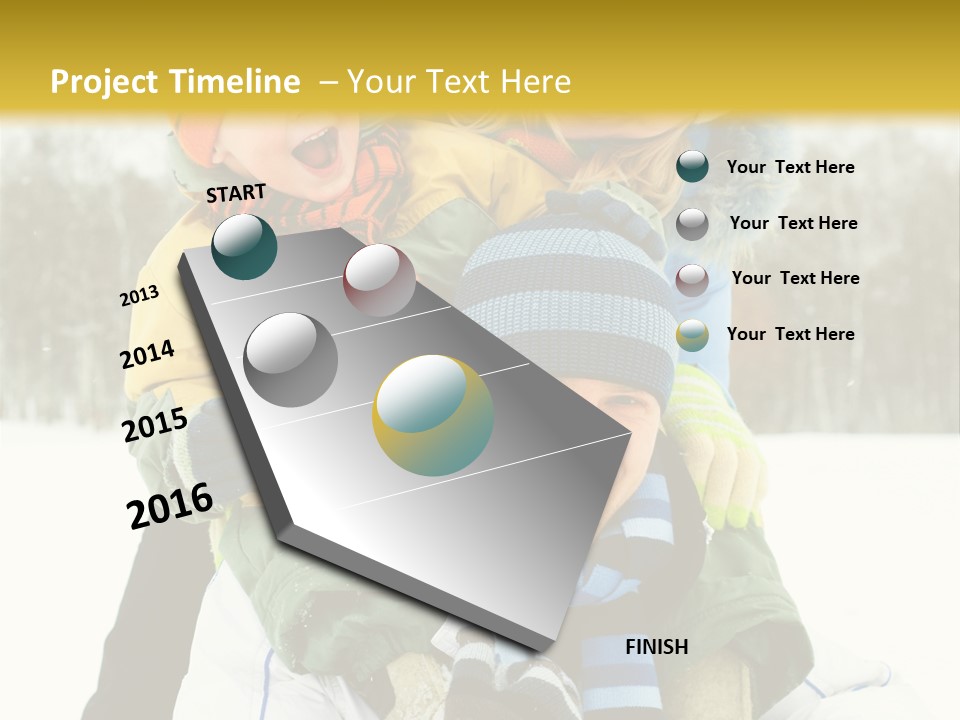 Ride Clothes Trees PowerPoint Template