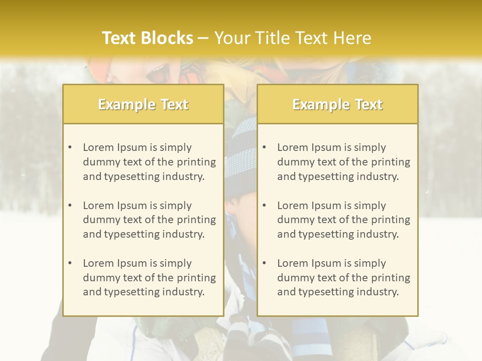 Ride Clothes Trees PowerPoint Template